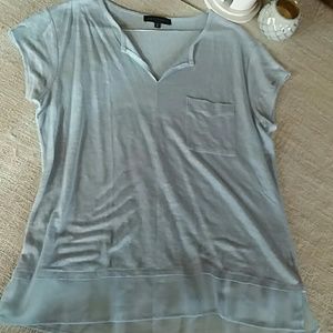 Sanctuary baby blue blouse